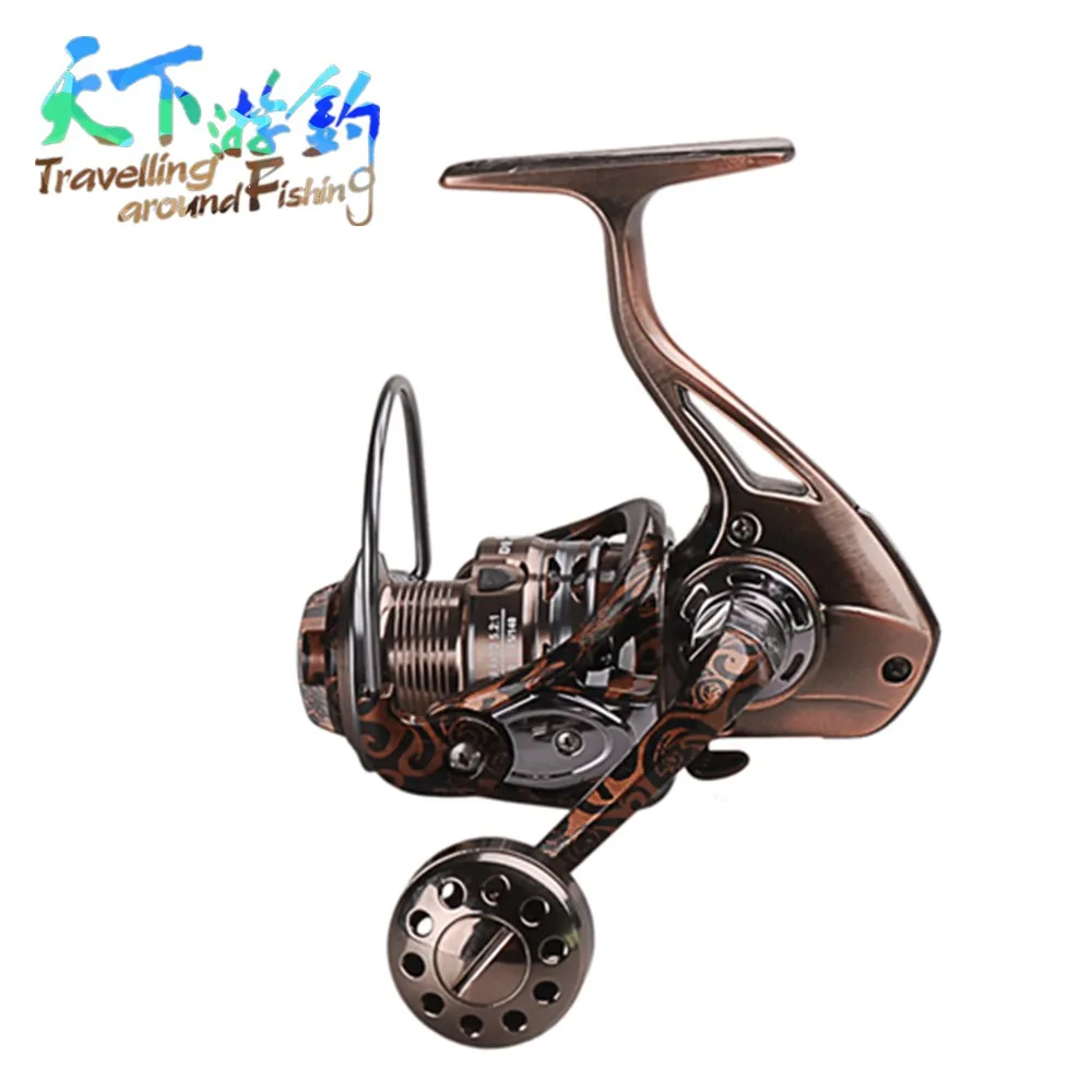 Катушка для спиннинга TAF 4 + 1BB 2000-7000 размер 5 2: 1/4.9:1 алюминиевая ручка ловли карпа |