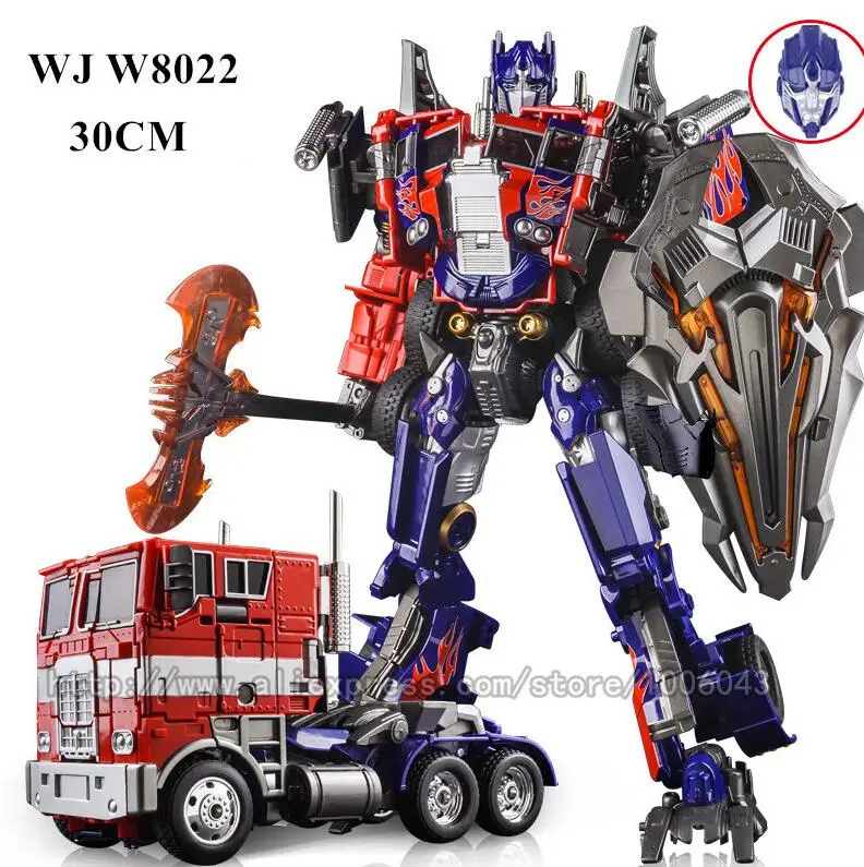 WJ W8022 Wei jiang большой размер 30 см трансформация 5 Фильм игрушка мальчик SS05 MPP10 крутая Аниме Фигурка Робот Модель автомобиля детские игрушки на день рождения - Цвет: WJ W8022