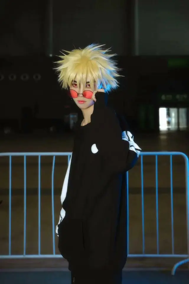 [Сток] Аниме Boku no Hero Academy Bakugou Katsuki, повседневная одежда, уличный тканевый костюм для косплея на Хэллоуин