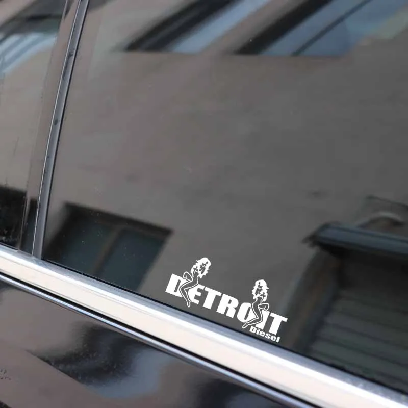 YJZT 14 5 см * 6 2 DETROIT DIESEL виниловые наклейки в виде Фотообоев c переводными картинками