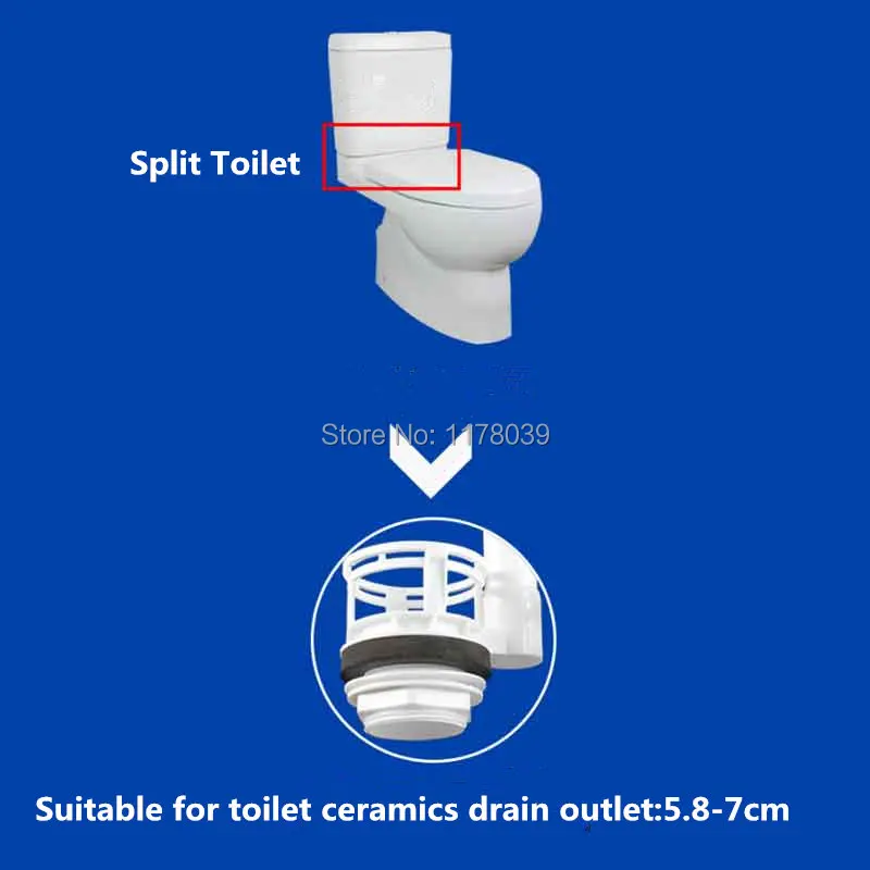 24 см раздельный сливной клапан для туалета выдвижной впускной туалетной воды