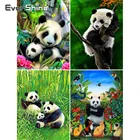 Evershine Набор для алмазной живописи сделай сам, панда, алмазная вышивка, полный дисплей, животные, стразы, картины, Алмазное искусство