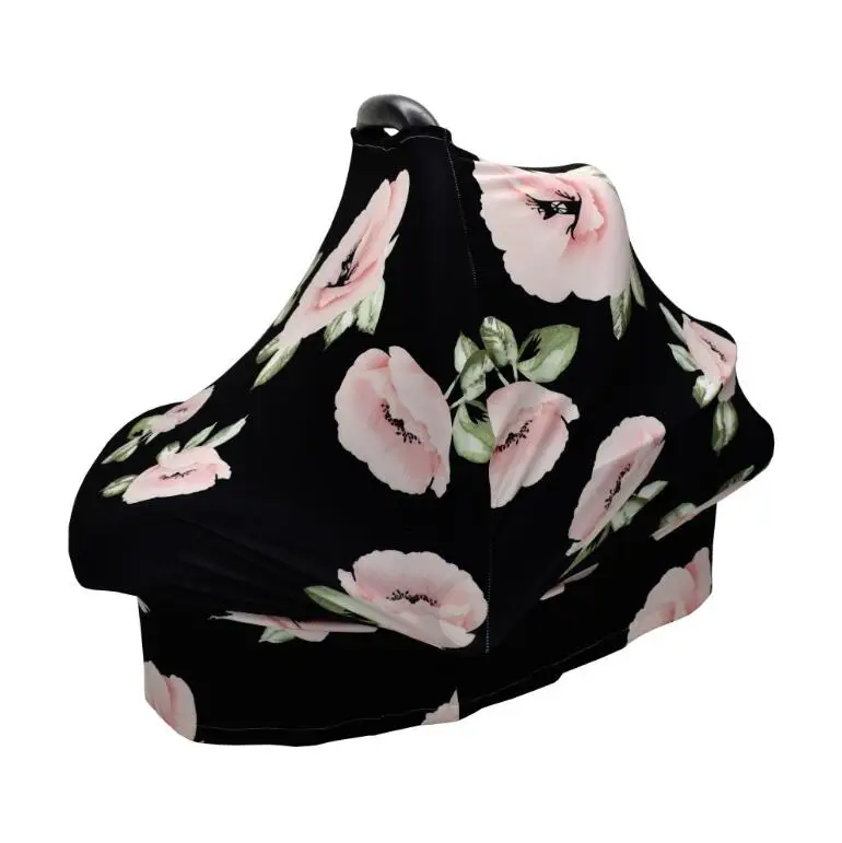 

Nursing Cover for Breastfeeding Super Soft Cotton Multi Use for Baby Car Seat Covers Canopy Shopping Cart Cover Scarf