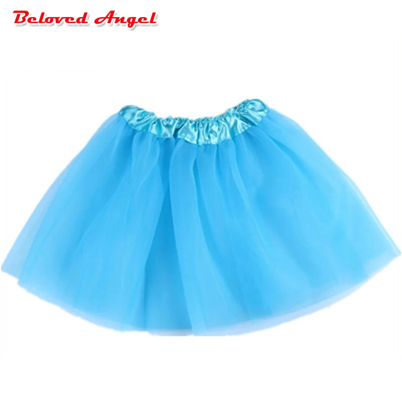 Baby Girls Tutu Skirts Kids Elastic Waist Pettiskirt Girl Princess Tulle Skirt 14 Colors  Mini Skirts Children Clothing 0-8 Yrs images - 6