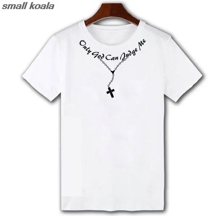 Тупак», «2pac футболка Only God Can Judge Me христианский крест Розария татуировки сценарий Топы и футболки в стиле хип-хоп, рэп Swag футболки в стиле унисекс