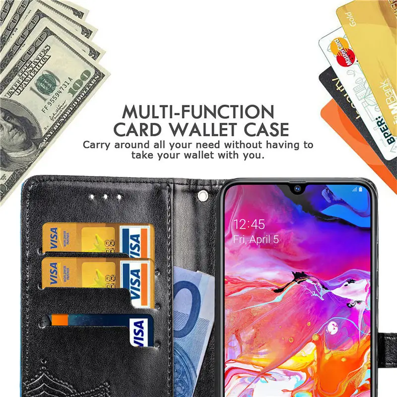 Чехол с откидной крышкой для телефона Samsung Galaxy A70/A50/A40/A30/A10/A9/A8/A8S/A7/A6/A3 новый