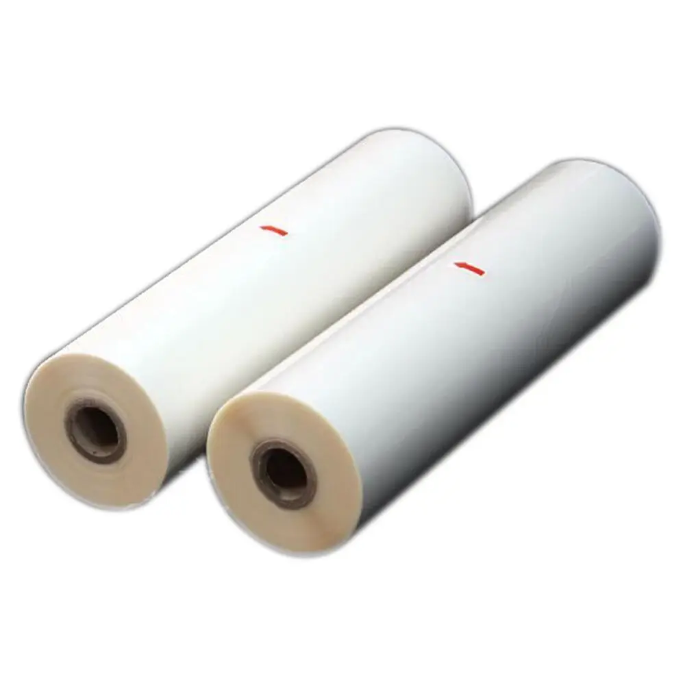 

2 Rolls 220mmx200M Glossy Bopp Hot Laminating Film 1" Core for Lamination machine 25 MIC