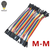 suq 40pcs dupont 10cm female to female f f jumper wire ribbon cable for arduino