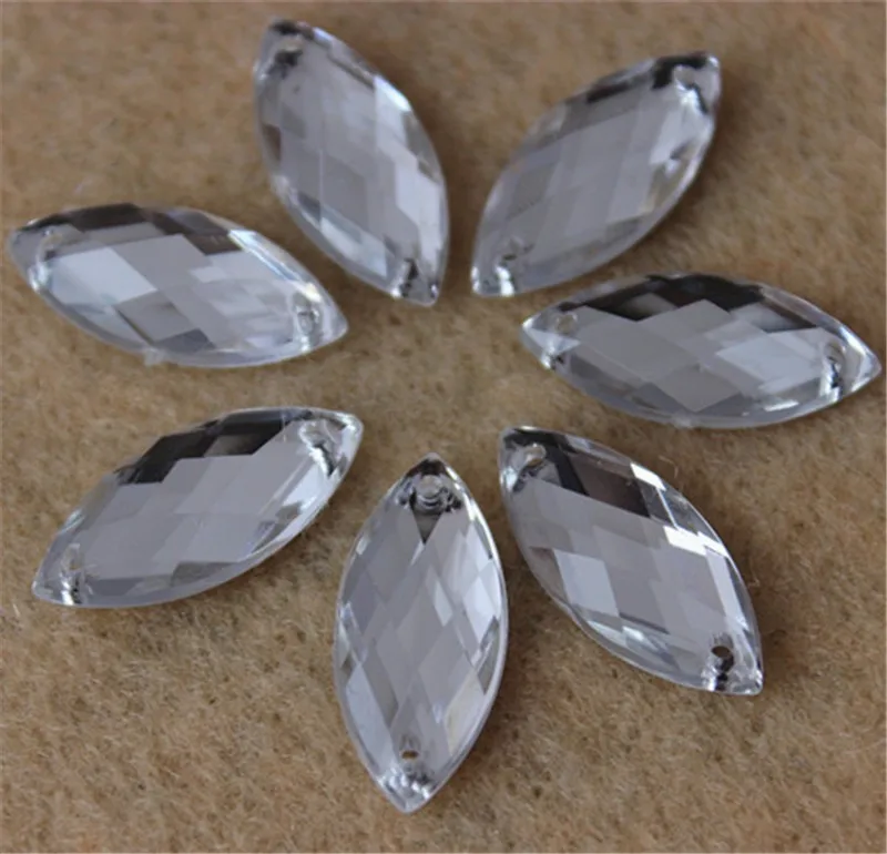 40 шт./лот пришивные стразы драгоценные камни 9x20 мм высококачественные бусины в