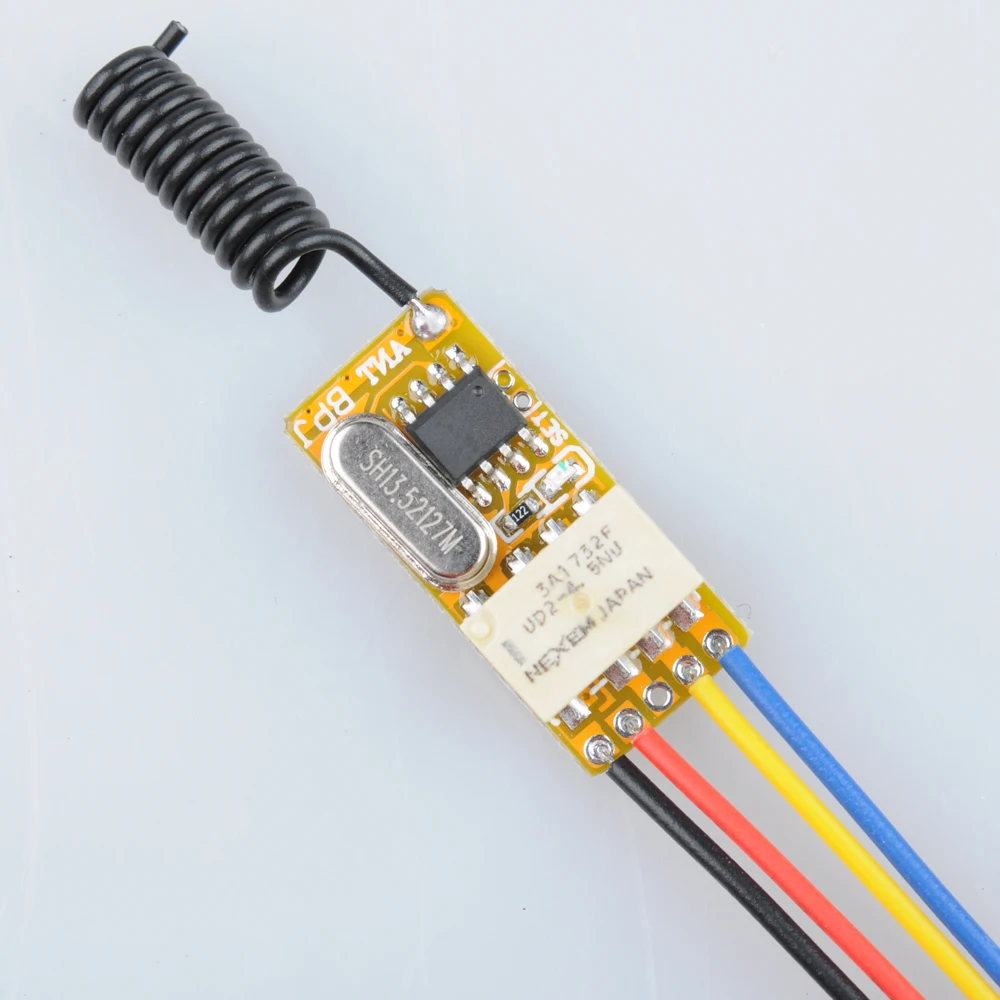 315 МГц 433 мини контактный Радиочастотный пульт дистанционного управления