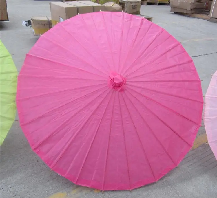 

50pcs 23.6inch(60cm) Bamboo Paper Long Handle Parasols Umbrella Sun Parasol Outdoor Party Events Decoration SN676