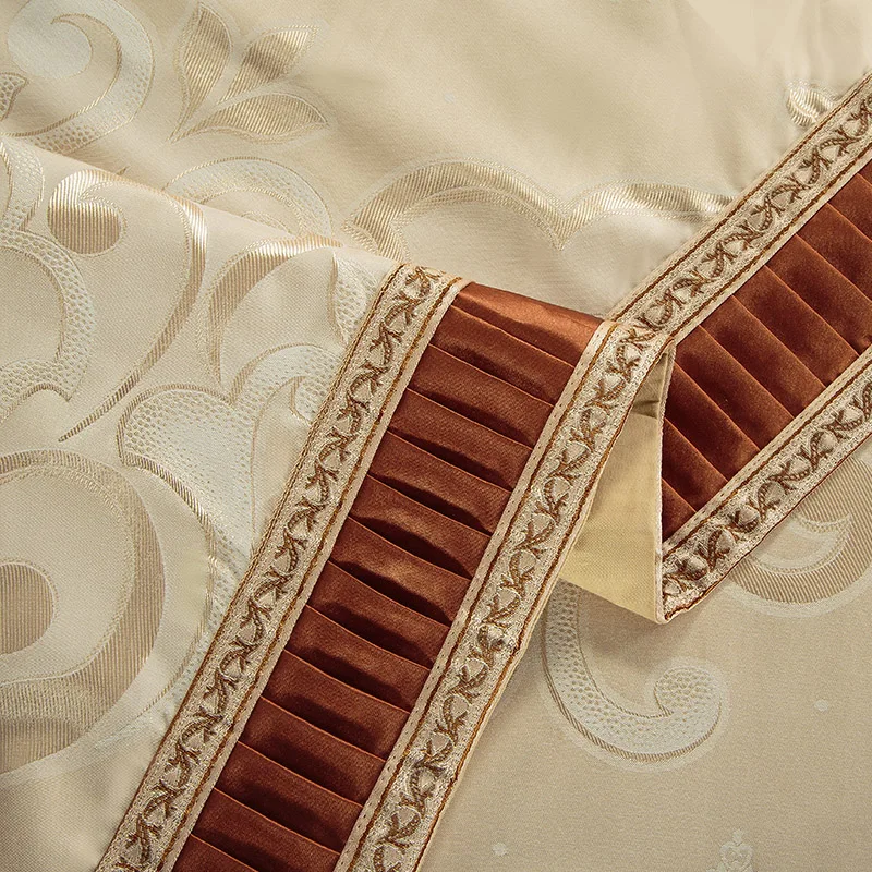 Домашний текстиль Постельное белье Роскошные жаккардовые атласа постельное