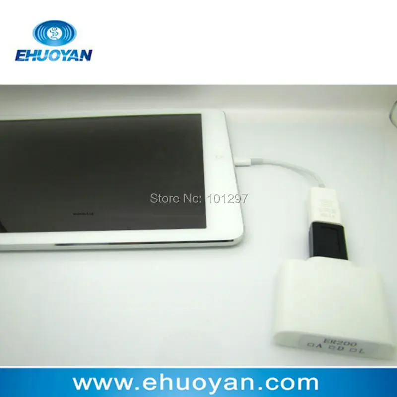 Считыватель RFID NFC ER200X для планшетов мобильных iPad + 2 бирки анти клонированный Micro USB
