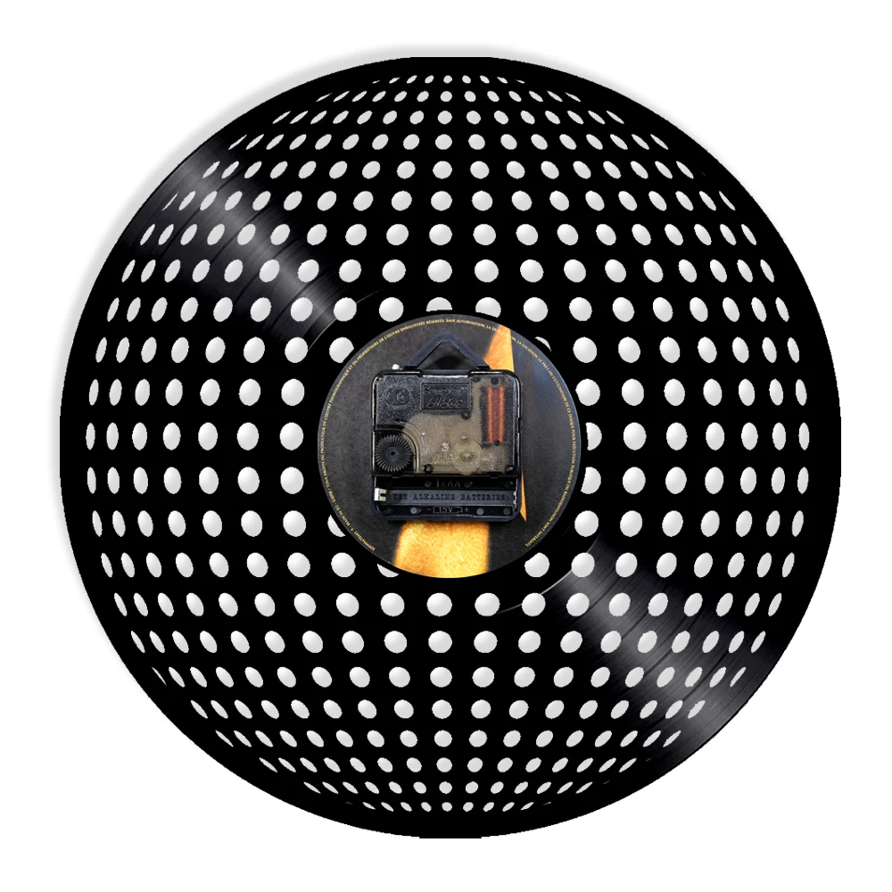 Dots часы Виниловые 3D настенные часы современный дизайн шаги круги диско колесо дизайн ручной работы Домашний Декор Уникальная идея подарка для DJ