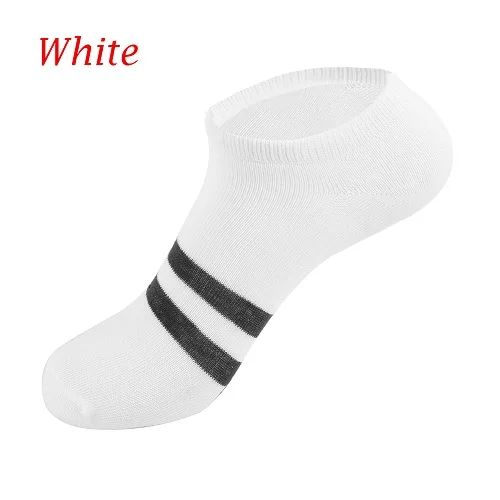 white Socks 4 стиля, 1 пара, летние носки-башмачки унисекс, мягкие низкие повседневные хлопковые носки под лоферы, Нескользящие невидимые забавные носки, носочки, свободный размер - Цвет: white Socks
