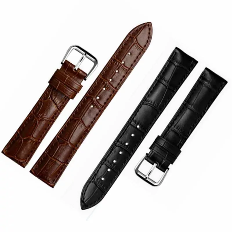 Кожаный ремешок для samsung galaxy watch 42 мм 46 мм gear sport S2 S3 Classic Frontier Band 20 22 мм huami amazfit Bip huawei gt 2