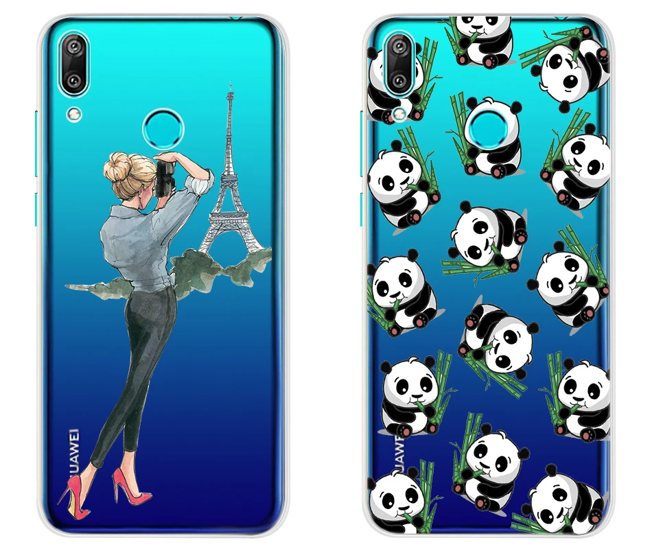 Силиконовый чехол для телефона из ТПУ для huawei Y7 Prime, мягкий чехол из ТПУ для huawei Y7, чехол для huawei Y 7 Y7 Prime