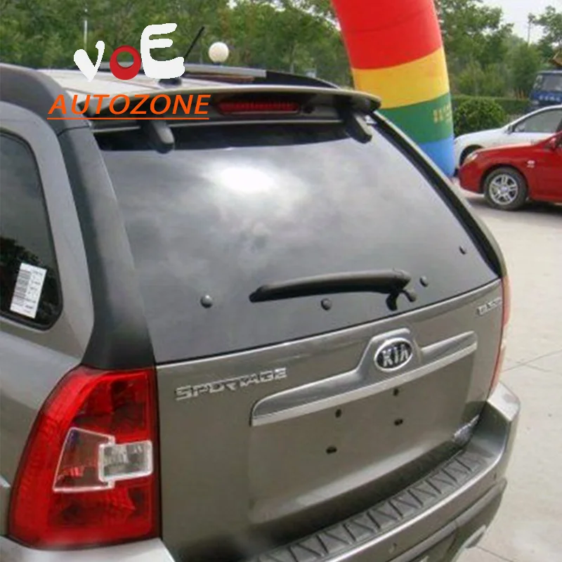 Sportage 2005 2006 2007 2008 2009 2010 ABS пластик Неокрашенный задний спойлер на крышу для KIA |