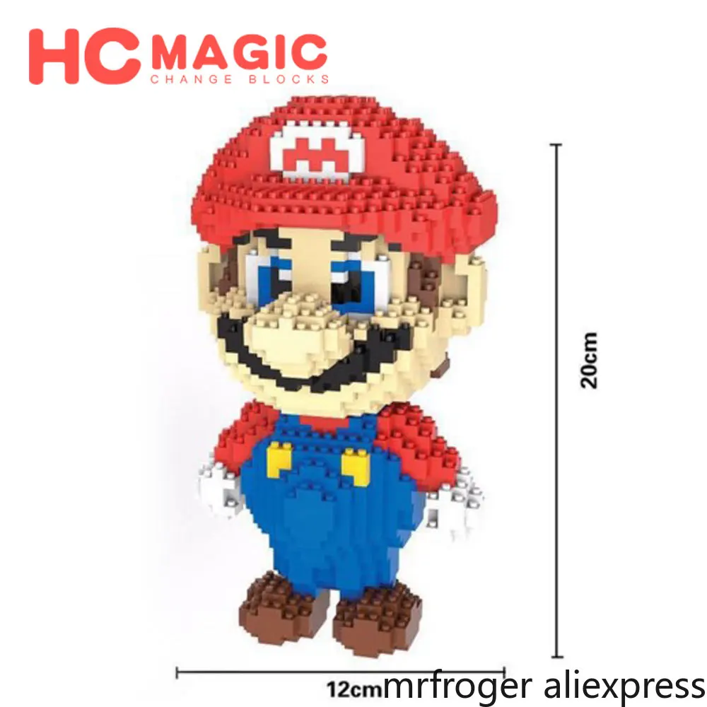 HC MAGIC 9003 алмазные строительные блоки персонажи Марио Детские сборные подарки