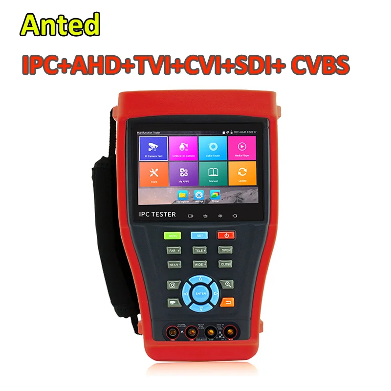 Ручной тестер видеонаблюдения Onvif 4 3 дюйма SDI IP AHD CVI TVI HDMI H.265 4K|cctv monitor|cctv camera monitortvi