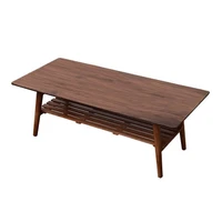 modern center table leg foldable walnutnaturalrectangleoval 100cm living room furniture wooden coffee table with storage shelf