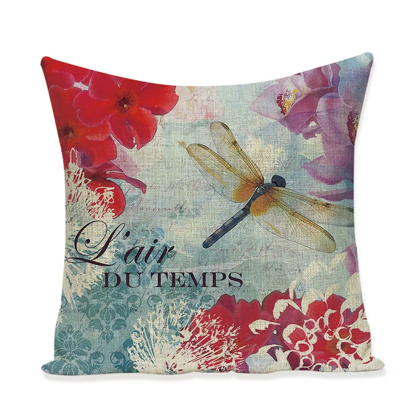 Подушка с цветами декоративные наволочки наволочка диван аксессуары для сиденья