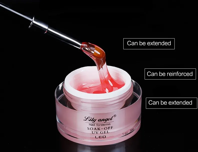 Lily Angel, а так же 30 г/15 г профессиональный uv гель сильный гель для наращивания расширения ногтей светодиодный гель-маникюр, Полировка Ногтей Гель продлевающий половой акт лак Z