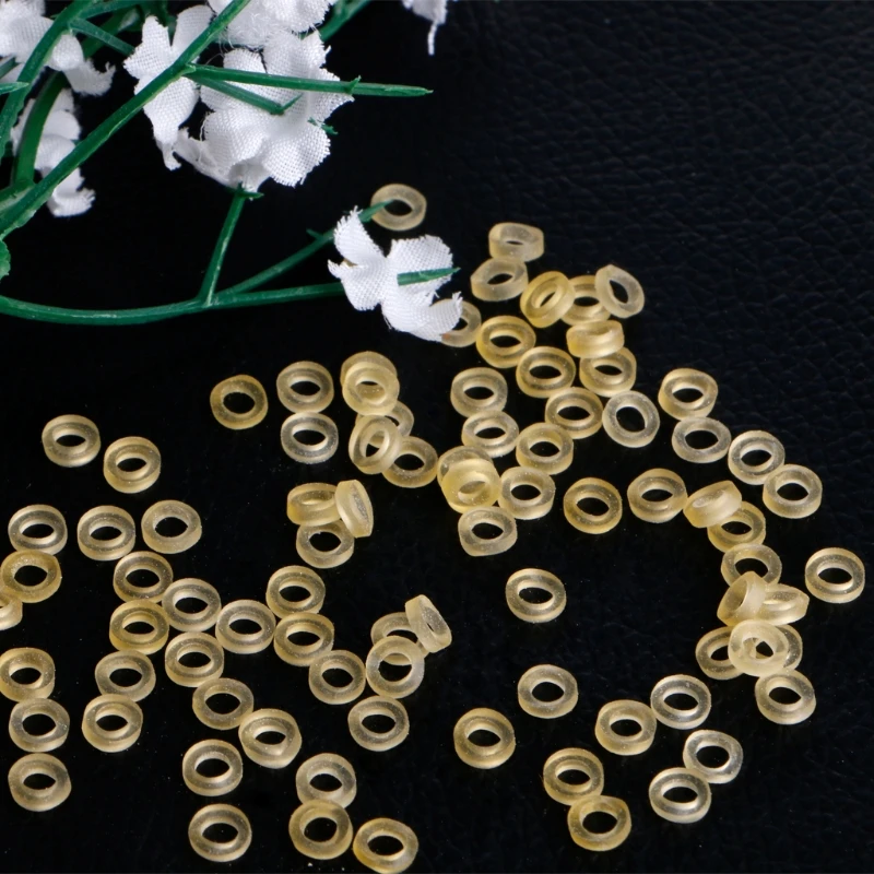 OOTDTY 100 шт. рыболовные аксессуары резинки для рыбалки наживка с червями крови в