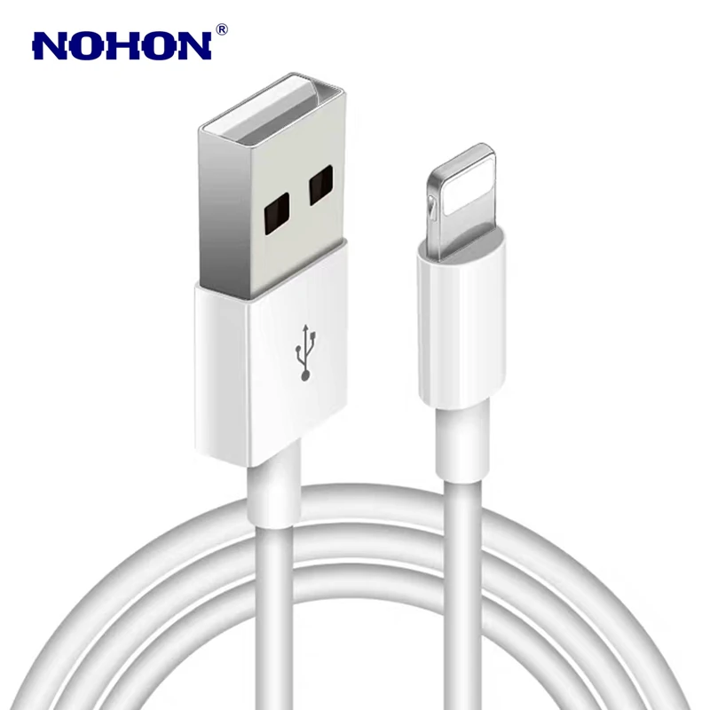 Оригинальный USB кабель 1 м 2 3 5 для iPhone 6 6S 7 8 Plus X XR XS Max 11 12 Pro быстрой зарядки и