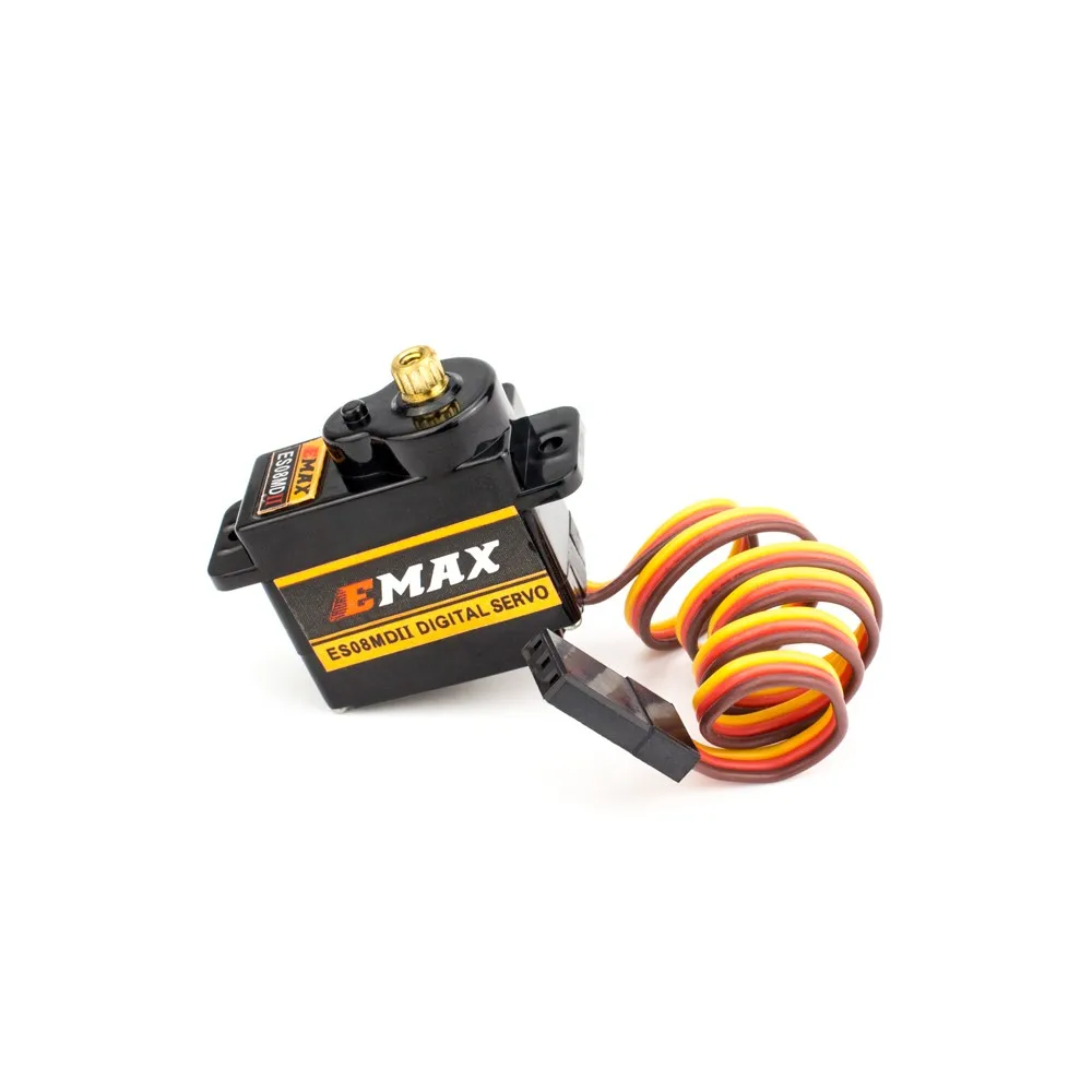 EMAX ES08MDII ES08MD II цифровой сервопривод 12g/2 4 кг/высокоскоростная мини металлическая