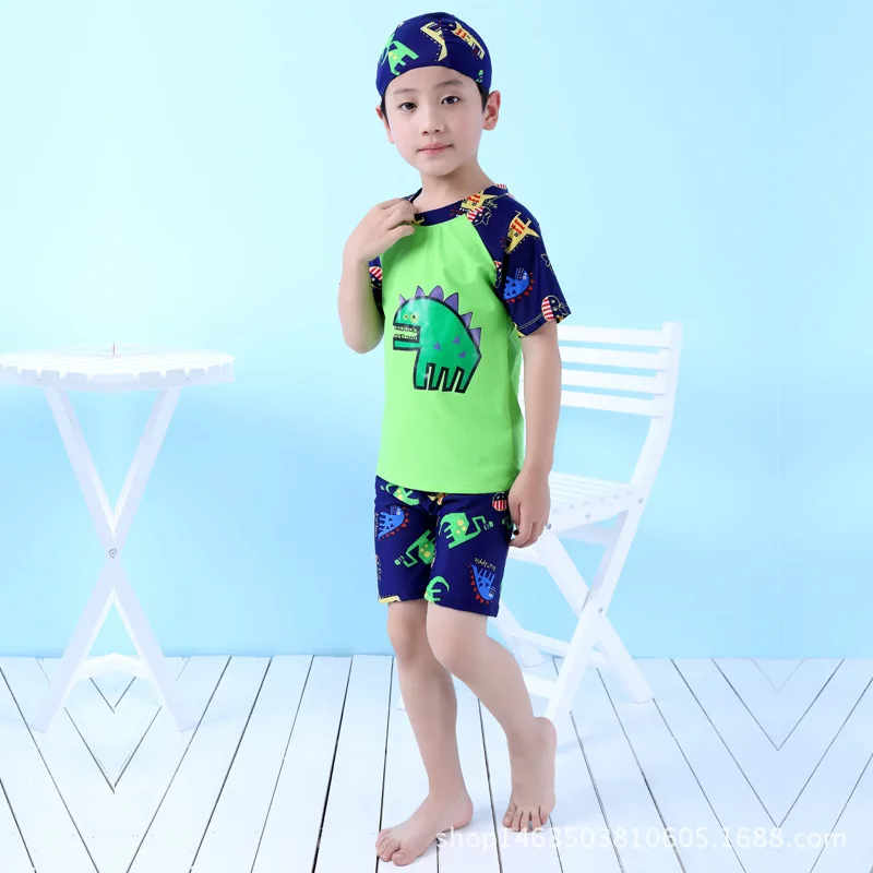 Бикини Детский купальник для мальчиков одежда плавания Раздельная маленьких