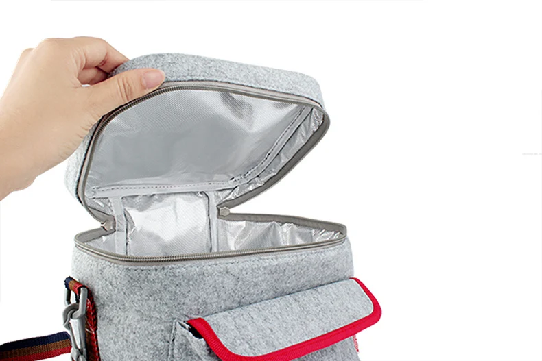 7л войлочная ткань сумки охладители теплоизоляция термо Пикник Ланч бокс крутая