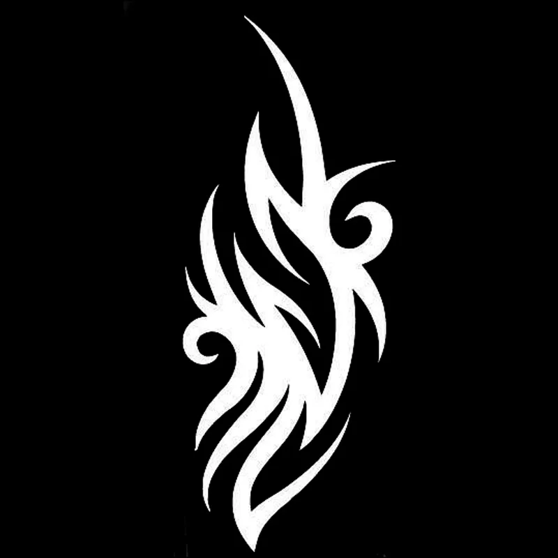 

6.3cm*15.9cm Tribal Tatoo Car Sticker Motorcycle Decor Vinyl Car Styling Black/white wall sticker