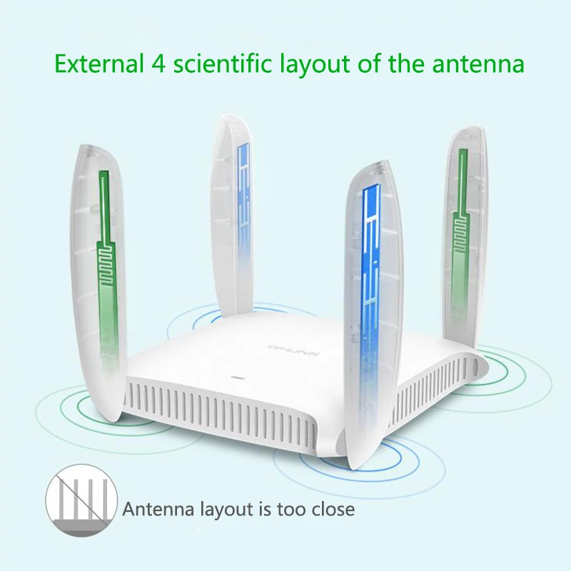 TP LINK Беспроводной Wi Fi роутера AC1200 двухдиапазонный маршрутизатор ретранслятор TL