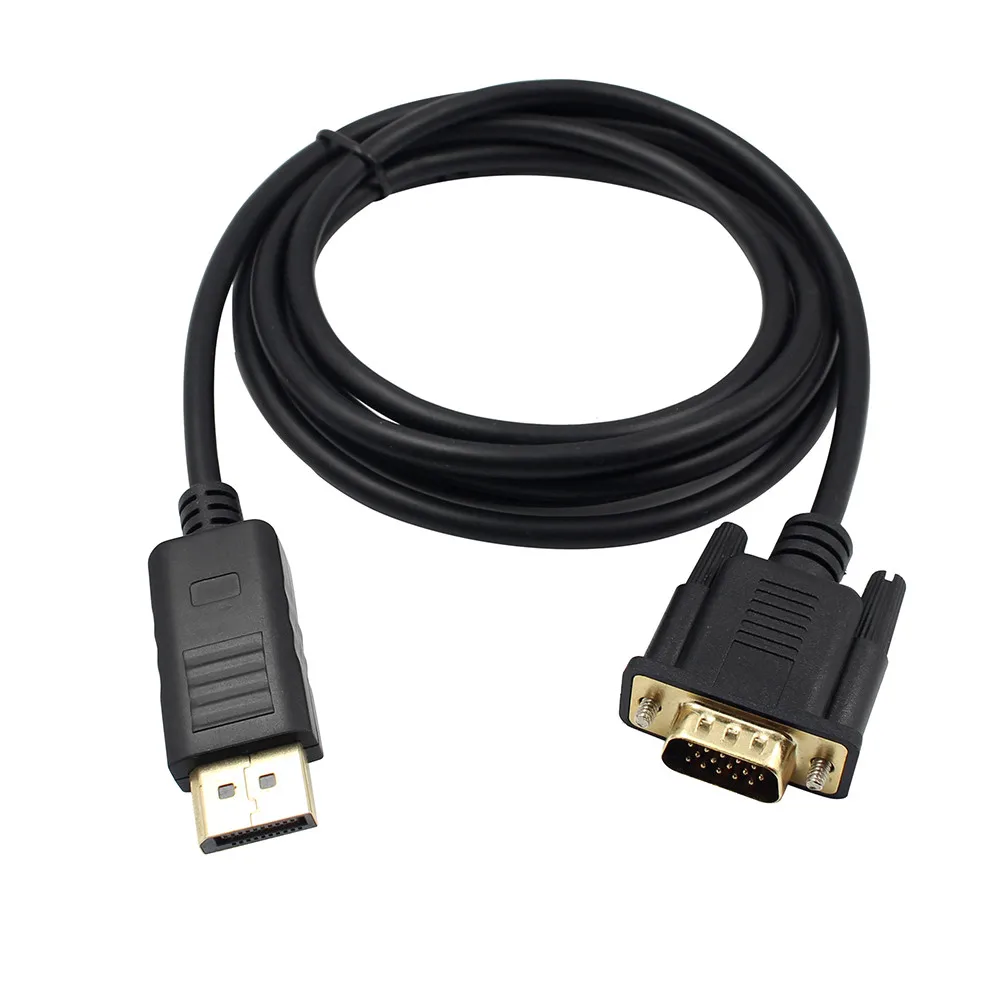 HIPERDEAL DP в VGA Женский адаптер конвертер кабель для проектора DTV телевидения плеер