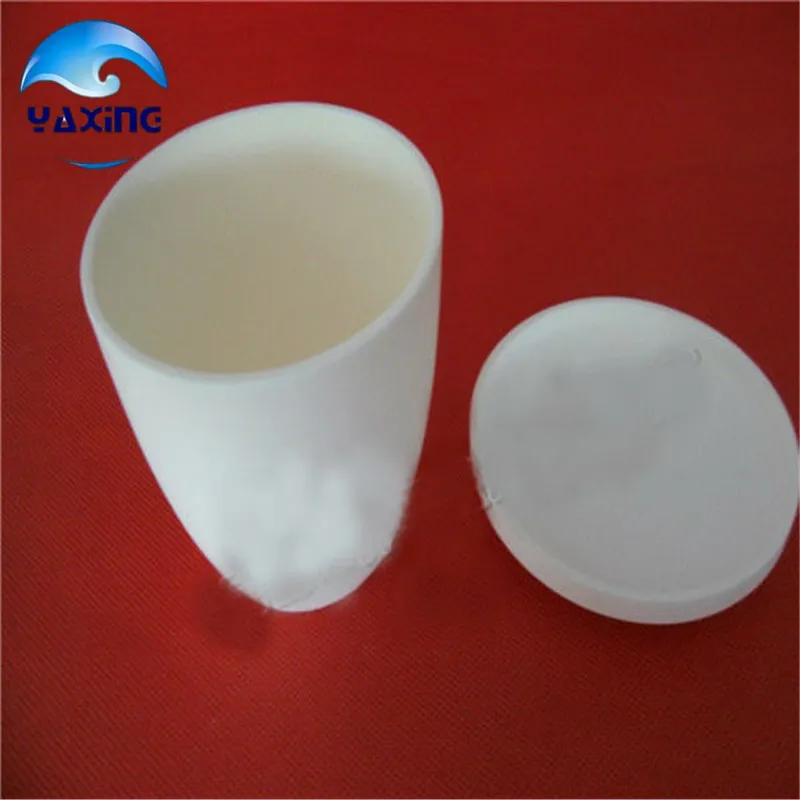 С крышкой dia82x70mm 200 мл 99.5% тигель из оксида алюминия корундовый тигель/Al2O3