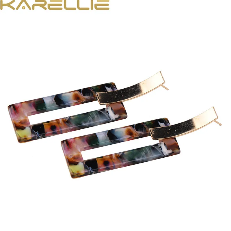 Karellie Новая мода смола кулон серьги Лидер продаж мотаться Висячие Для женщин Bijoux