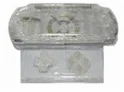 2 шт./лот полный комплект корпус чехол для psp 2000 psp 2000 Замена Полный Чехол для psp 2000 - Цвет: clear