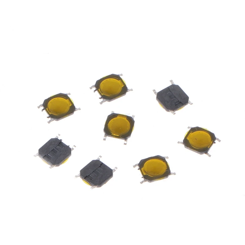 100 шт. 4x4x0 7 мм 4 контактный SMD микро Мгновенный Кнопочный тактильный переключатель
