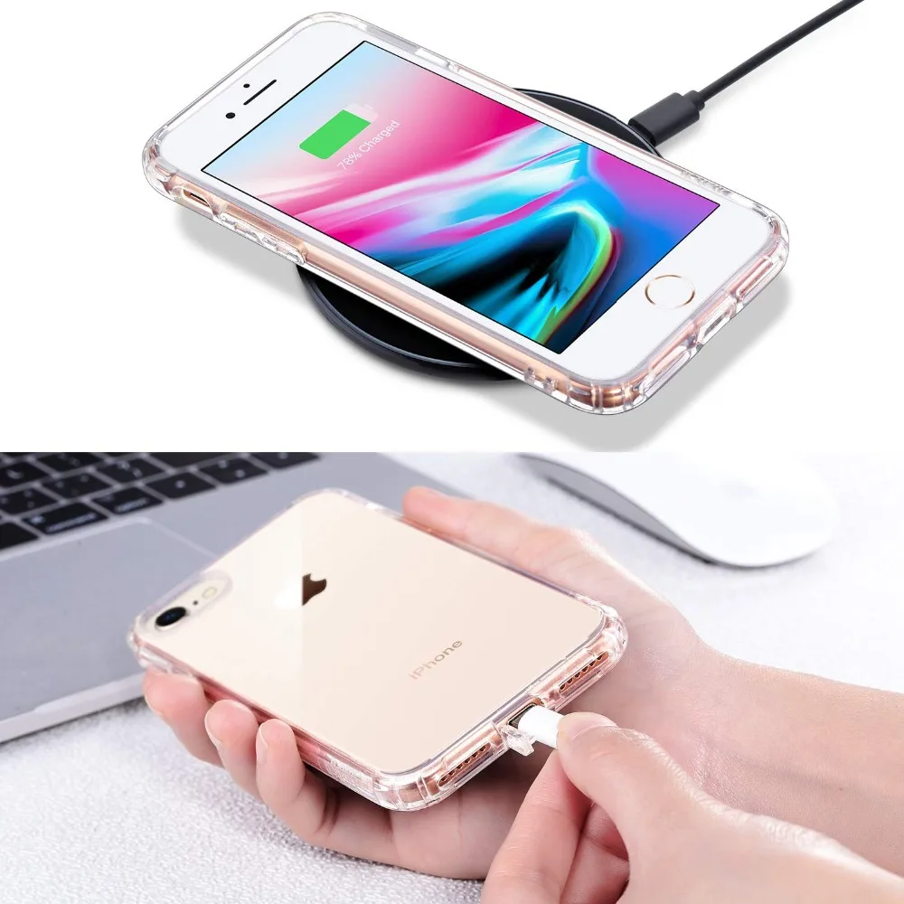 Tobebest чехол для iPhone XR XS Max 8 7 6 S SE 5S 5 4S Мягкий ТПУ силиконовый Coque Apple Plus амортизация