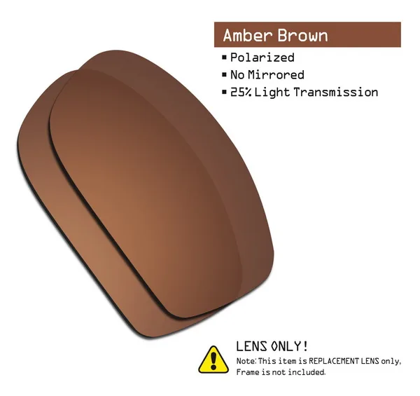 Amber Brown SmartVLT поляризованные Сменные линзы для солнцезащитных очков в квадратном стиле от oxley Fives-несколько вариантов - Цвет линз: Amber Brown