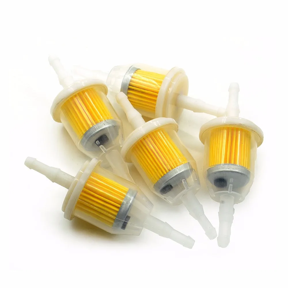 Универсальный пластиковый большой внутренний топливный фильтр бензиновый 6 мм 8