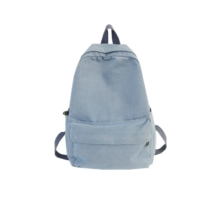 Light blue 2 Rdywbu женский джинсовый рюкзак модный многоцелевой Джинсовый Рюкзак для отдыха винтажная школьная сумка Высокое качество Женская дорожная сумка B757 - Цвет: Light blue 2