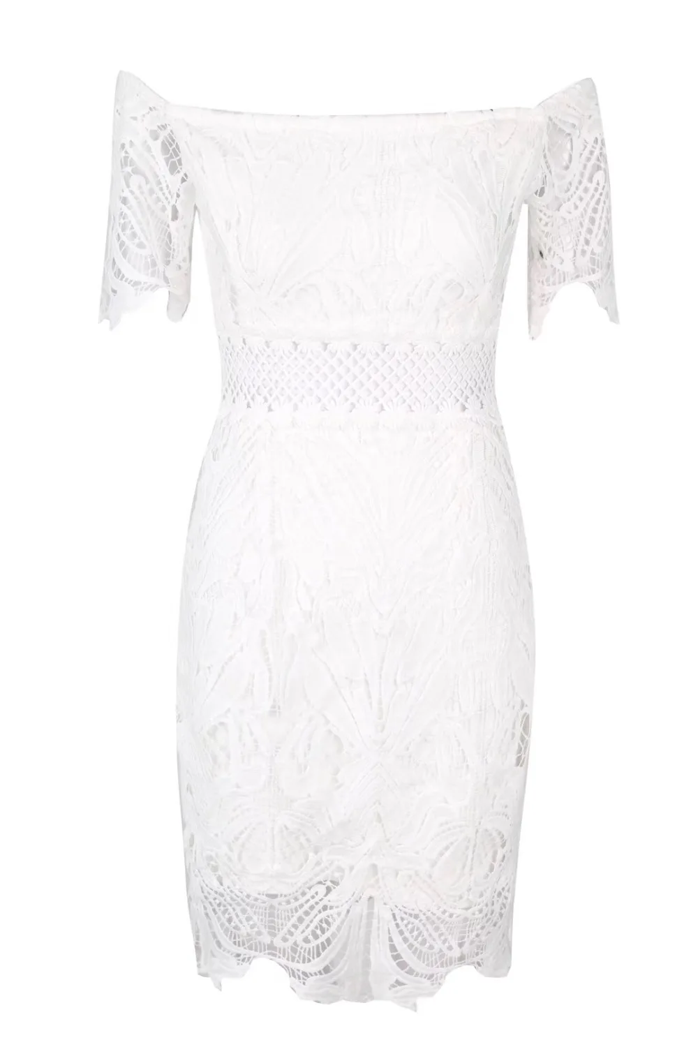 Вечерние платья с вырезом лодочкой и открытой спиной модное кружевное