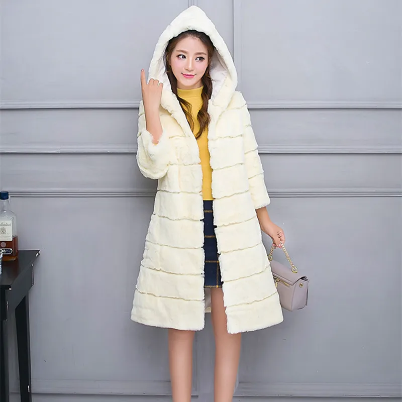 Женская зимняя куртка с капюшоном размеры 3XL 4XL VK3126|rabbit fur coat jacket|rex rabbit coatrex jacket |