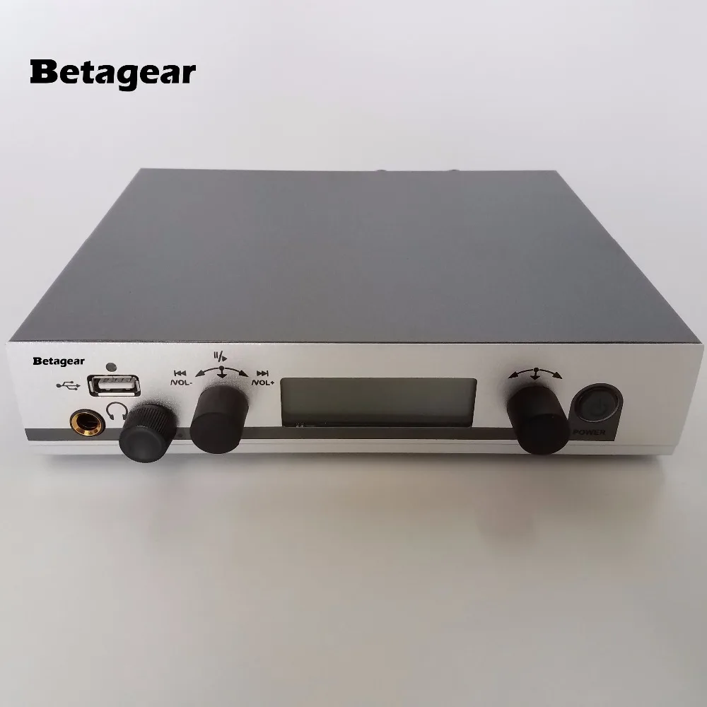 Betagear IEM300G3 система мониторинга с 2 приемниками церковная Беспроводная UHF in ear monitor
