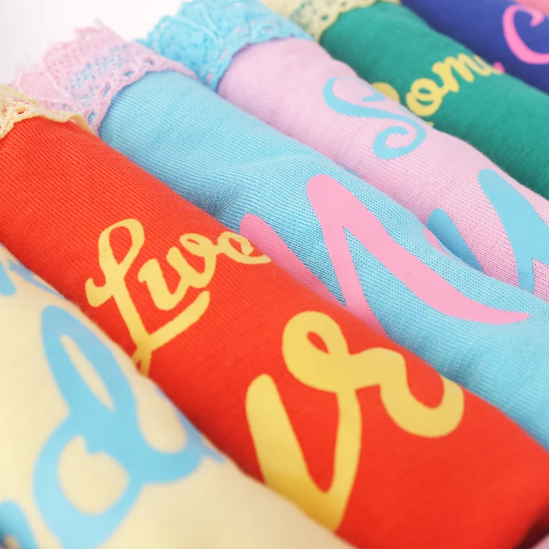 Трусики женские кружевные с принтом недели 7 шт./упаковка|box panties|lace knickerscotton underpants |