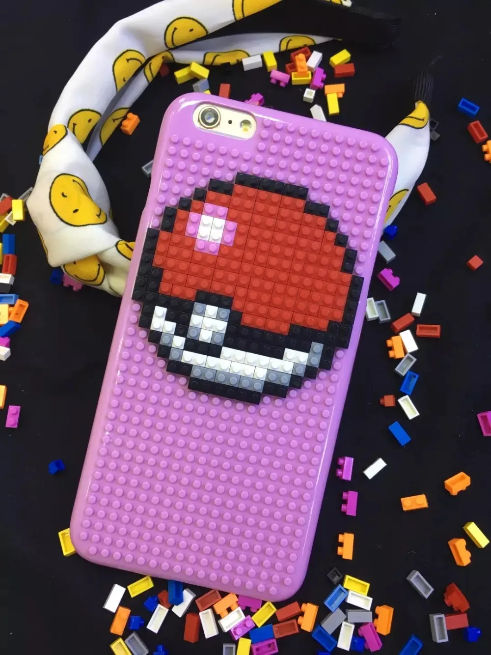 Cute 3D Cartoon Pocket Monsters Phone games building blocks hard case For iphone 6 6s plus cover for i6 i6s coque |
