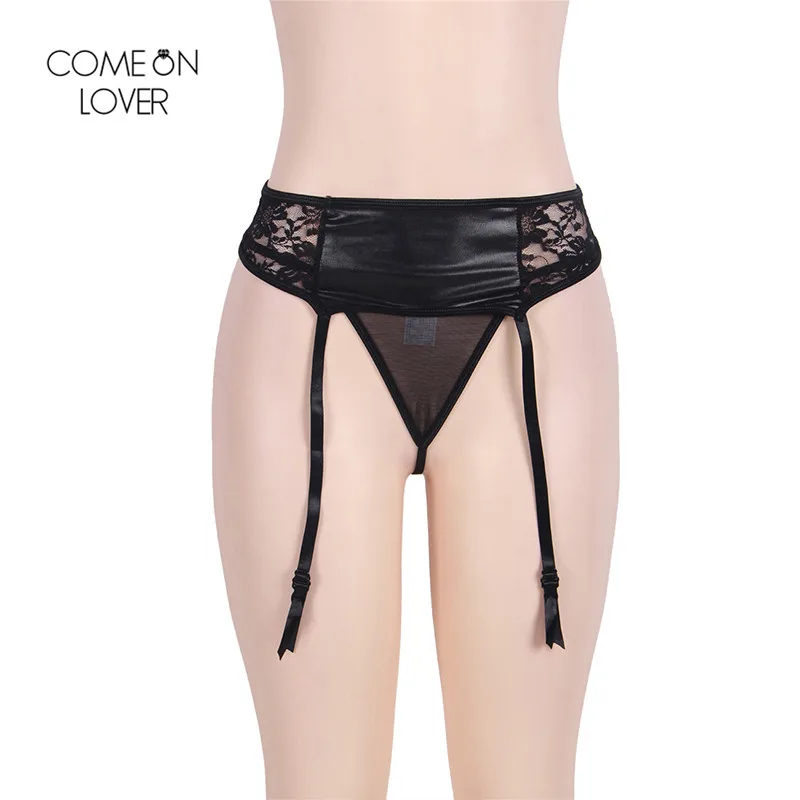 Кружевные подвязки Comonlover кожаные ремень женский 5XL 6XL пикантные женские стринги с