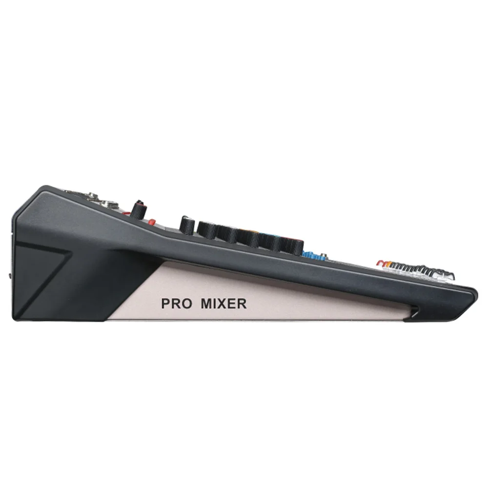 Микшерный пульт рекордер 48 V phantom power monitor AUX effect path 6-16 channel audio mixer USB поставляется с усилителем мощности LV